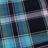 Venzia Green And Black Check Cotton Shirt - John Ellies