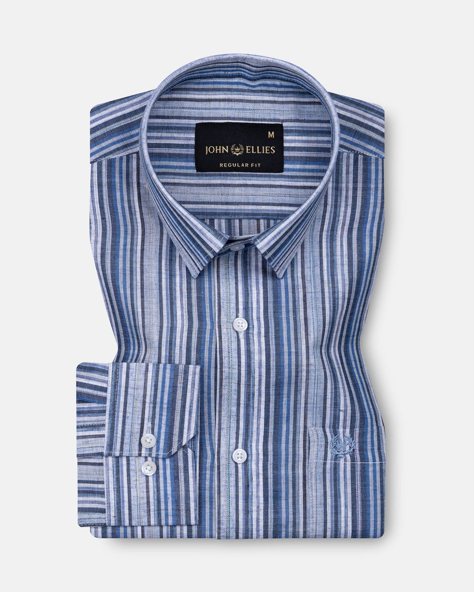 Venzia Grey And Red Check Cotton Shirt - John Ellies