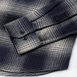Venzia Black And Navy Check Heavy Cotton Shirt - John Ellies