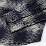 Venzia Black And Navy Check Heavy Cotton Shirt - John Ellies