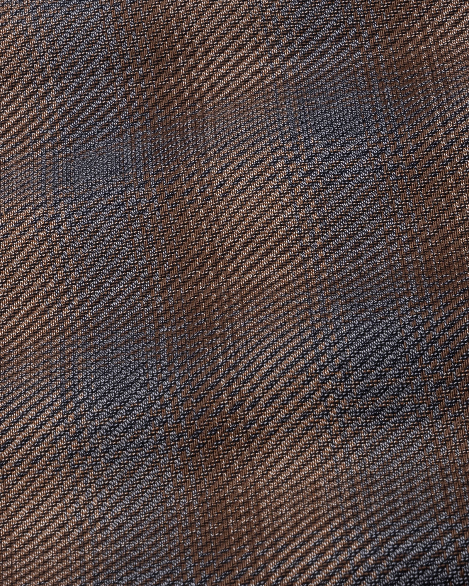 Venzia Brown Check Heavy Cotton Shirt - John Ellies