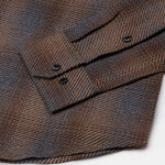 Venzia Brown Check Heavy Cotton Shirt - John Ellies