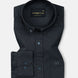 Ainsley Charcoal Grey Plain Button Down Cotton Shirt - John Ellies