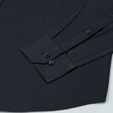 Ainsley Charcoal Grey Plain Button Down Cotton Shirt - John Ellies