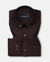 Ainsley Brown Plain Button Down Cotton Shirt