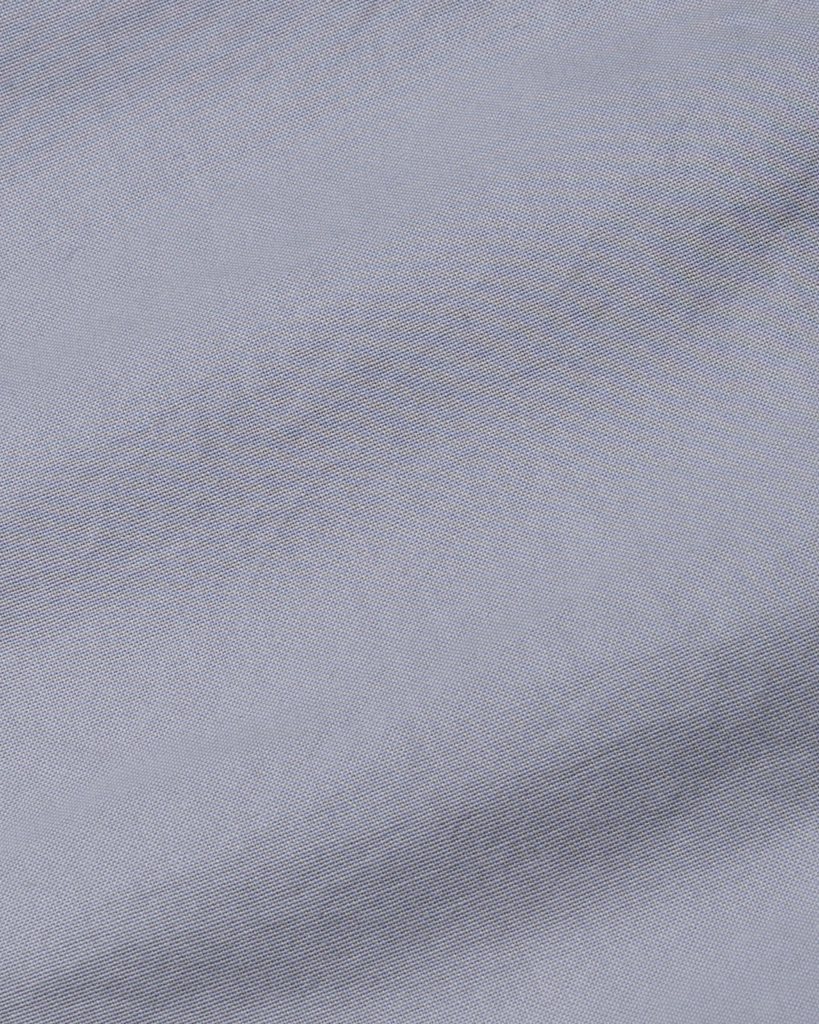 Ainsley Silver Plain Button Down Cotton Shirt - John Ellies