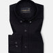 Ainsley Black Plain Button Down Cotton Shirt - John Ellies