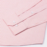 Wexford Orange Stripes Oxford Cotton Shirt - John Ellies