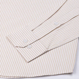 Wexford Cream Stripes Oxford Cotton Shirt - John Ellies