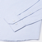 Wexford Sky Blue Stripes Oxford Cotton Shirt - John Ellies