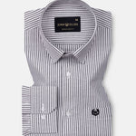 Wexford Black Stripes Oxford Cotton Shirt - John Ellies