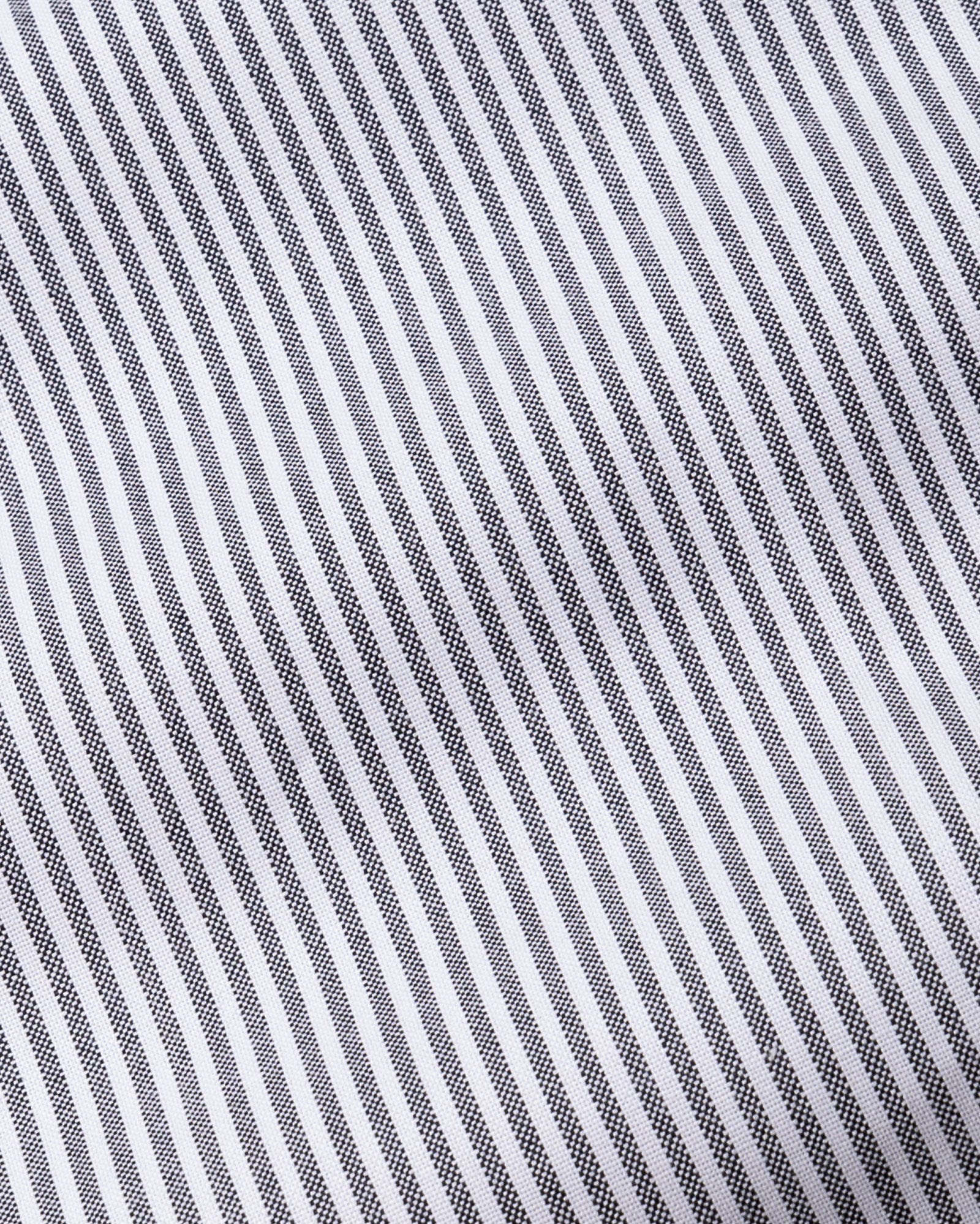 Wexford Black Stripes Oxford Cotton Shirt - John Ellies
