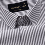 Wexford Black Stripes Oxford Cotton Shirt - John Ellies