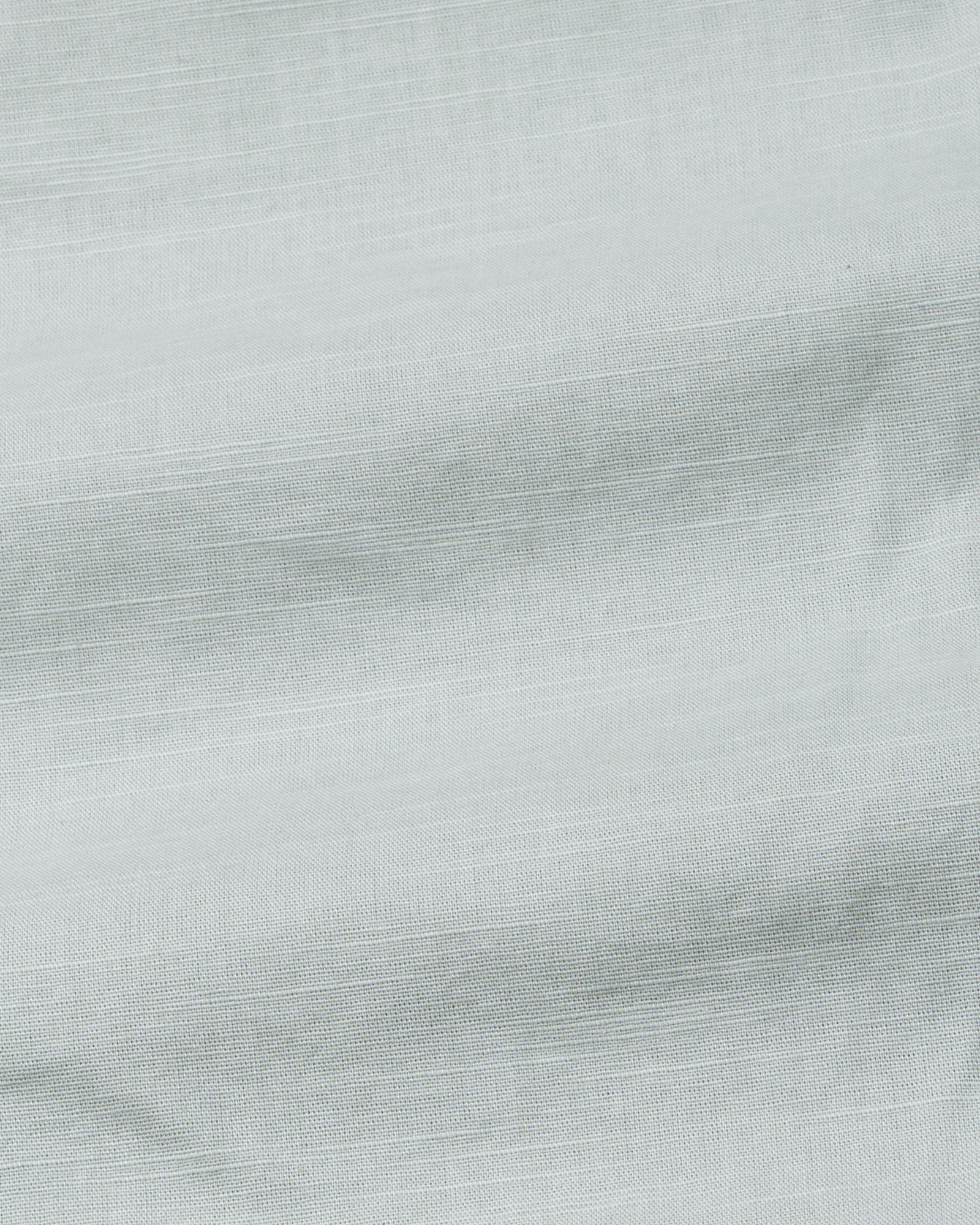 Rance Mist Green Plain Linen Button Down Shirt - John Ellies