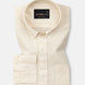 Rance Light Yellow Plain Linen Button Down Shirt - John Ellies