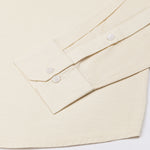 Rance Light Yellow Plain Linen Button Down Shirt - John Ellies