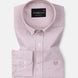 Rance Dusty Pink Plain Linen Button Down Shirt - John Ellies