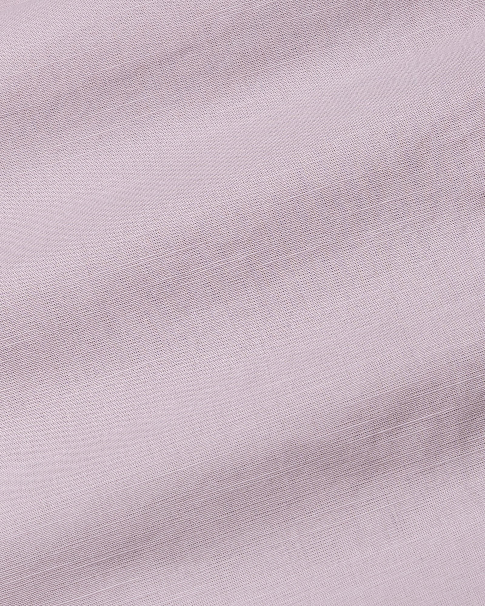Rance Dusty Pink Plain Linen Button Down Shirt - John Ellies