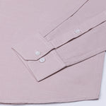 Rance Dusty Pink Plain Linen Button Down Shirt - John Ellies