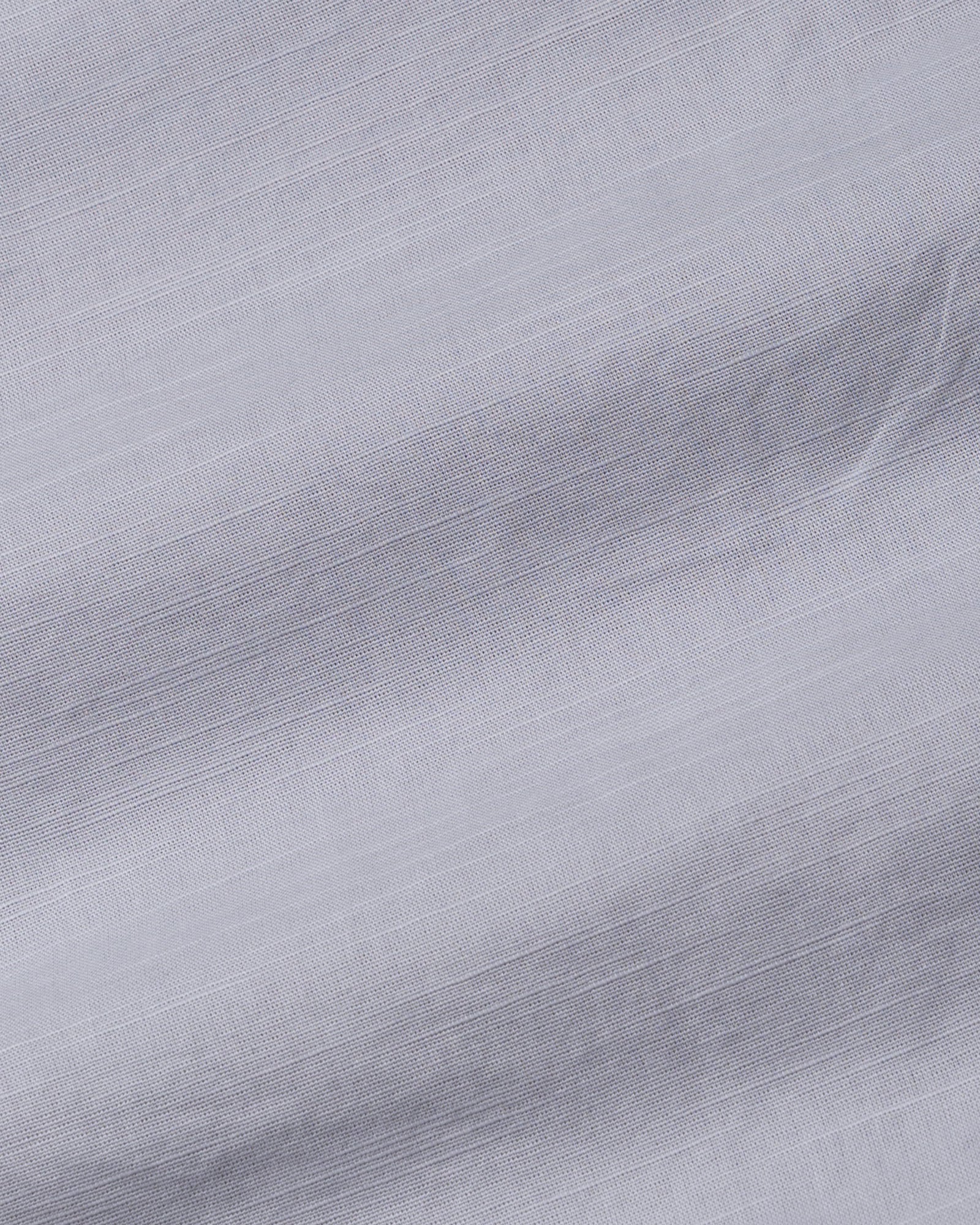 Rance Silver Plain Linen Button Down Shirt - John Ellies