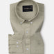 Rance Olive Plain Linen Button Down Shirt - John Ellies
