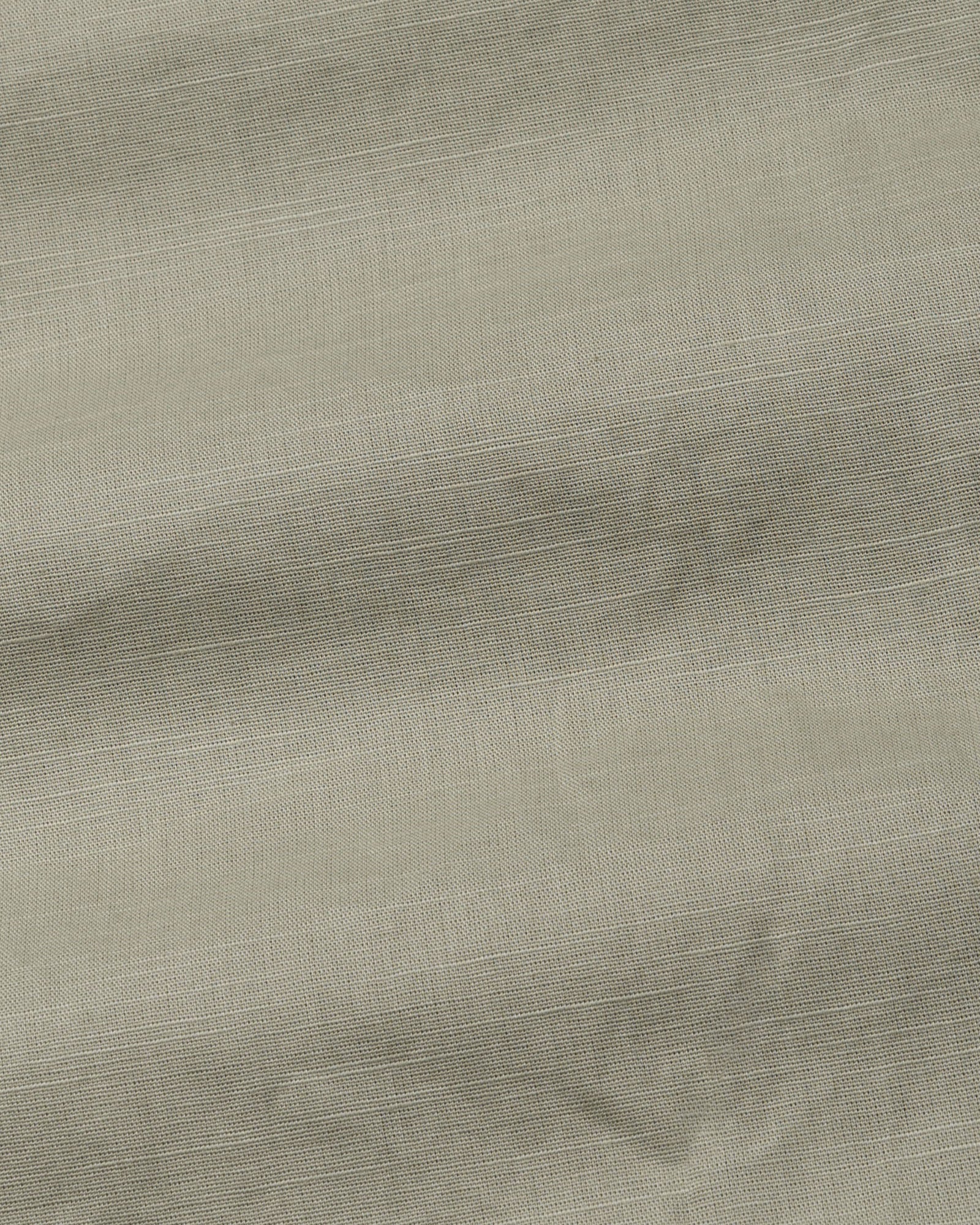 Rance Olive Plain Linen Button Down Shirt - John Ellies