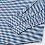 Harmes Ocean Blue Check Oxford Cotton Shirt - John Ellies