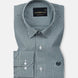 Harmes Green Check Oxford Cotton Shirt - John Ellies