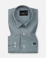 Harmes Green Check Oxford Cotton Shirt