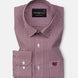 Harmes Maroon Check Oxford Cotton Shirt - John Ellies