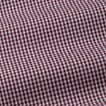 Harmes Maroon Check Oxford Cotton Shirt - John Ellies