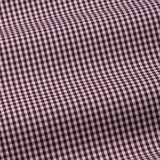 Harmes Maroon Check Oxford Cotton Shirt - John Ellies