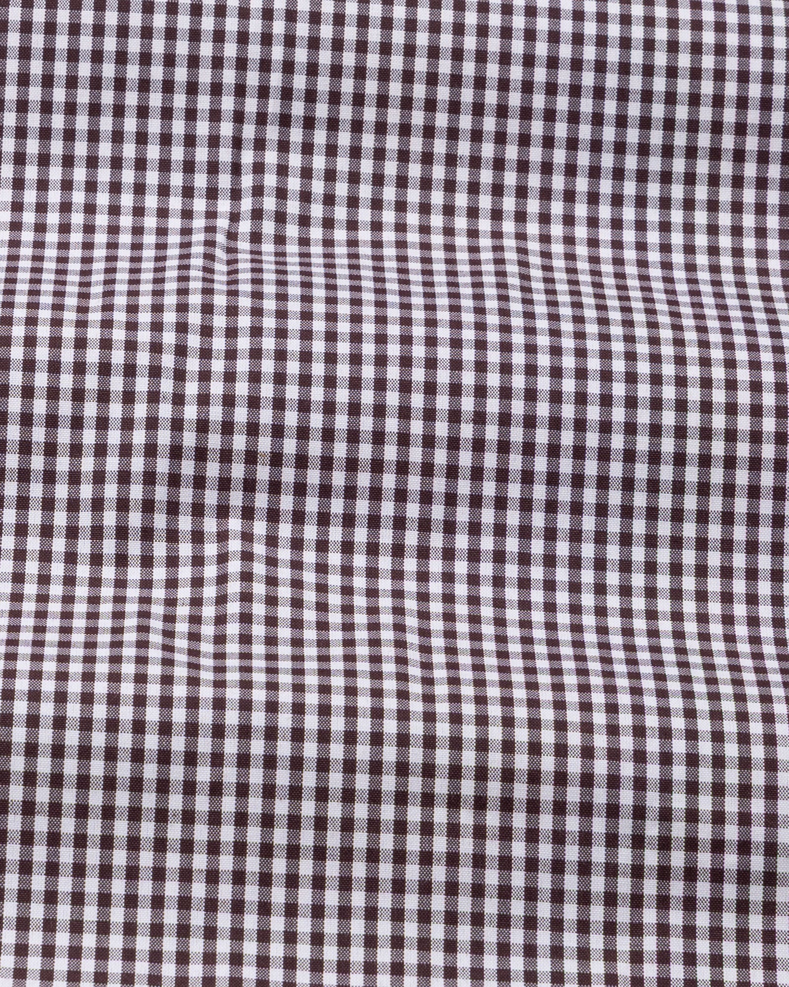 Harmes Brown Check Oxford Cotton Shirt - John Ellies