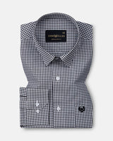 Harmes Black Check Oxford Cotton Shirt