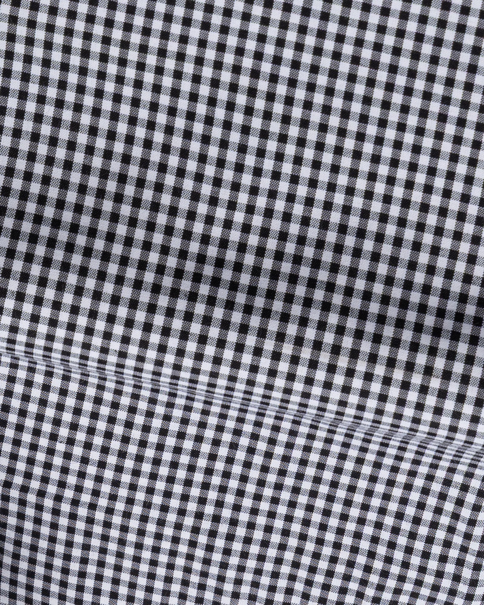 Harmes Black Check Oxford Cotton Shirt - John Ellies