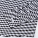 Harmes Black Check Oxford Cotton Shirt - John Ellies