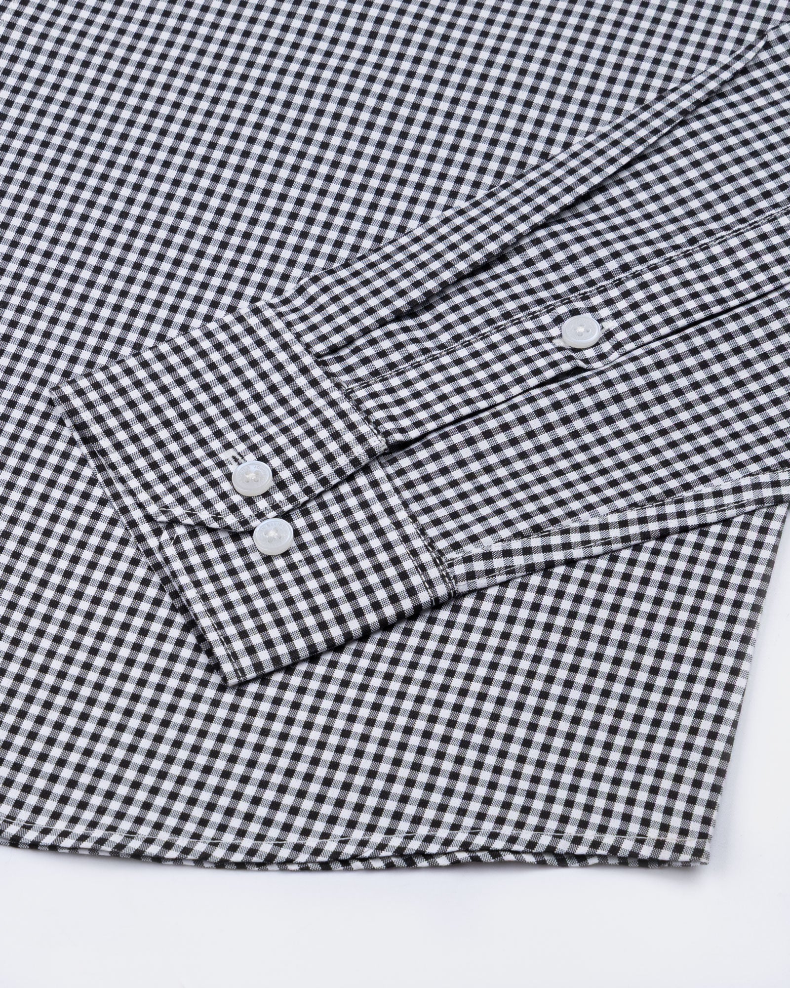 Harmes Black Check Oxford Cotton Shirt - John Ellies