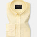 Bellmont Light Yellow Plain Luxurious Linen Button Down Shirt - John Ellies