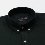 Bellmont Green Plain Luxurious Linen Button Down Shirt