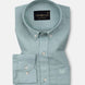 Bellmont Cyan Plain Luxurious Linen Button Down Shirt - John Ellies