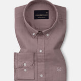 Bellmont Dusty Pink Plain Luxurious Linen Button Down Shirt