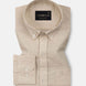 Bellmont Cream Plain Luxurious Linen Button Down Shirt - John Ellies
