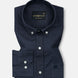 Bellmont Ash Grey Plain Luxurious Linen Button Down Shirt - John Ellies