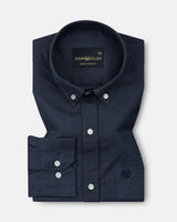 Bellmont Ash Grey Plain Luxurious Linen Button Down Shirt