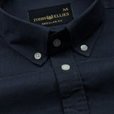 Bellmont Ash Grey Plain Luxurious Linen Button Down Shirt