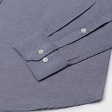 Vicenza Navy Blue Plain Oxford Cotton Shirt