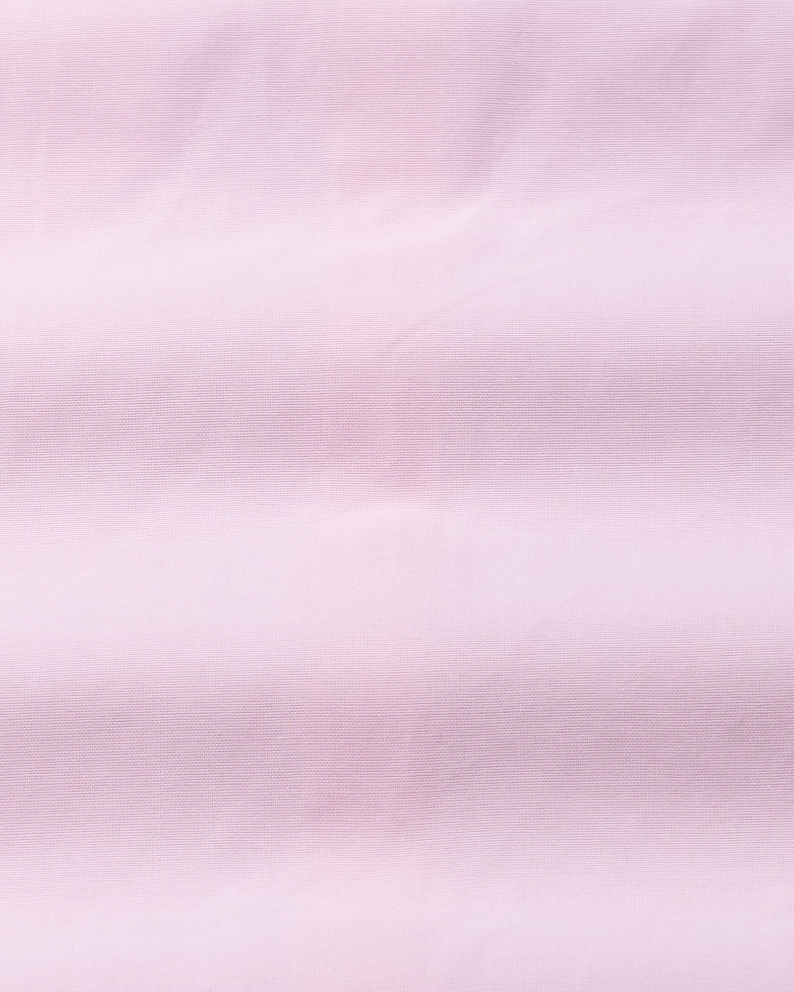 Vicenza Pink Plain Oxford Cotton Shirt - John Ellies