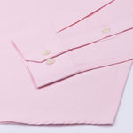 Vicenza Pink Plain Oxford Cotton Shirt - John Ellies