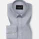 Vicenza Silver Plain Oxford Cotton Shirt - John Ellies