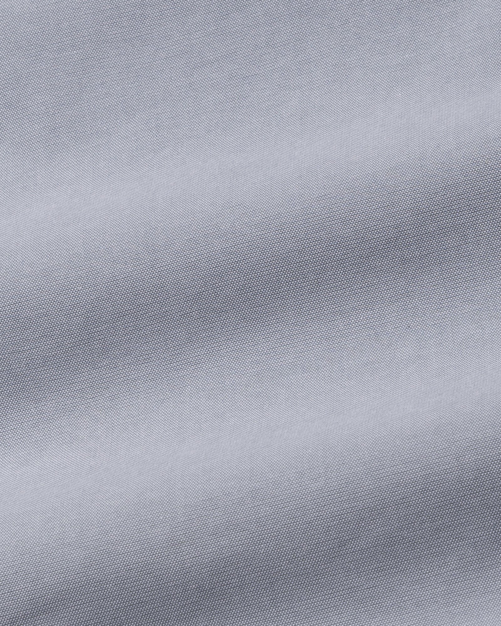 Vicenza Silver Plain Oxford Cotton Shirt - John Ellies